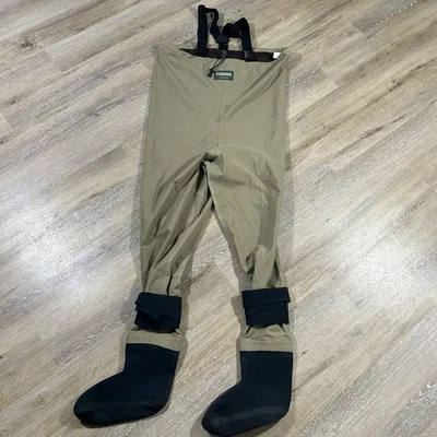 Hodgman Streamlite Breathable Waders Chest High Footies Mens Size Large - Image 1 of 4