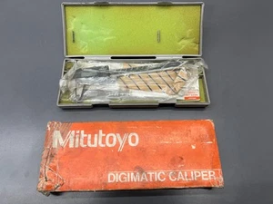 Pinza digimática MITUTOYO 500-136 0-6" 0-150mm RANGO .0005" 0.01mm W CAJA JAPÓN - Imagen 1 de 8
