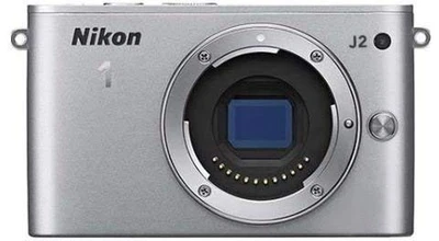Nikon 1 J2 10.1 MP HD Digital Camera (Silver) Body Only - Image 1 of 3