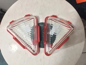 Pizza Storage For Slices Glass With Vented Lid New.1 Set - Picture 1 of 24
