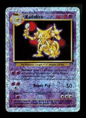 Kadabra 49/110 Legendary Collection 2002 Reverse Holo Pokémon Card TCG - Image 1 of 4