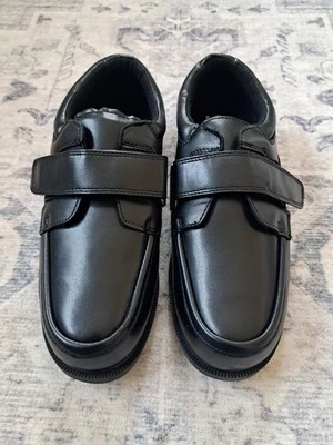 Мужские мокасины Dr. Scholls. Один ремень. Черный. Крючок и петля. Размер 10. 3E - Изображение 1 из 4