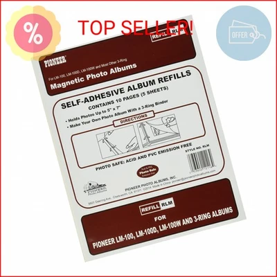 Páginas de recarga para álbumes de fotos LM-100, LM-100D y LM-100W, 10 páginas (5 hojas),  Foto 1 de 2