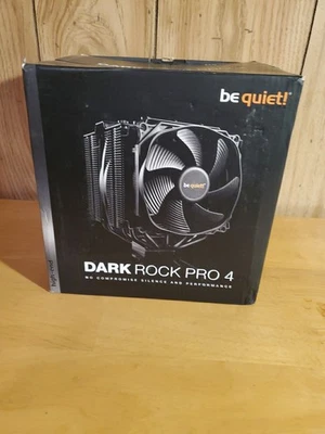be quiet! Dark Rock Pro 4 135mm/120mm CPU Fan with Heatsink - Black - Image 1 of 4