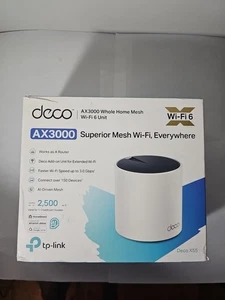 TP-Link Deco X55 Deco AX3000 WiFi Sistema a 6 mesh DECOX55. 1 confezione - Foto 1 di 2
