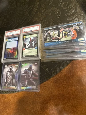 Rare PSA Graded Star Wars Cards POP 1 & POP 5, & 1994 Star Wars Widevision Set - Image 1 of 4