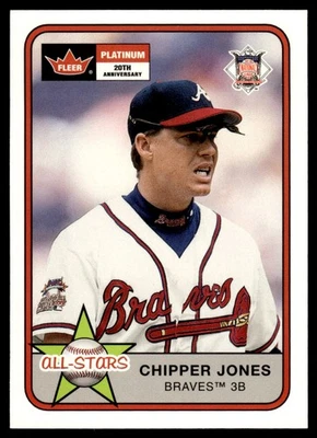 2001 Fleer 白金全明星 #292 Chipper Jones 亚特兰大勇士队 — 第 1/2 张图片