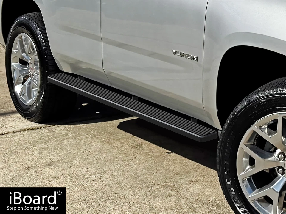 Tabla de correr iBoard 5 pulgadas negra apta 00-20 Chevy Tahoe GMC Yukon Foto 1 de 4