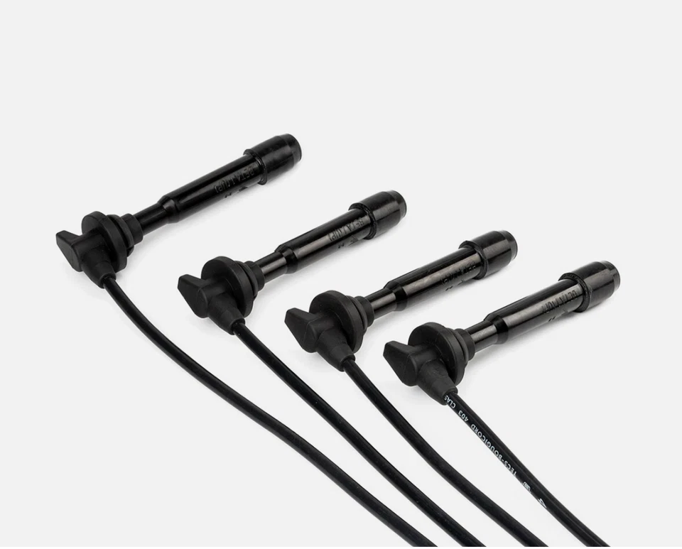 4*Spark Plug Ignition Wire Set For Hyundai Elantra Tiburon Kia Spectra Soul L4- - Изображение 1 из 4