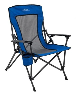  Silla de ocio azul brillante con malla Foto 1 de 4