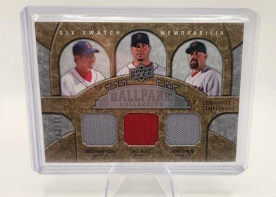 2009 Upper Deck Ballpark Collection Teammate Timelines Six Swatch Memorabilia - Image 1 of 3