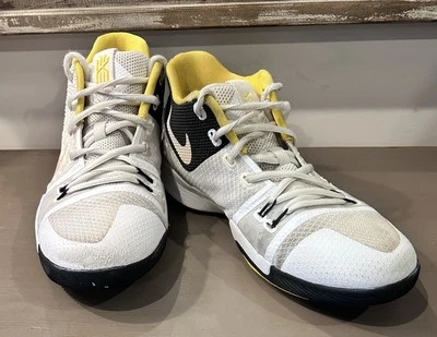 Zapatos de baloncesto Nike Kyrie 3 N7 - para hombre talla 7Y - blanco amarillo Foto 1 de 4