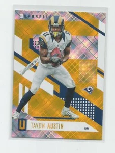 2017 Unparalleled TAVON AUSTIN Yellow Diamond Awe 141/199 - Picture 1 of 1