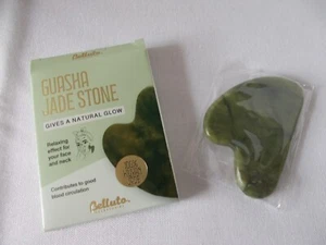Guasha Stein Jade, Jadestein, Gesichtsmassage, ca.5cm, Relax-Effekt, - Bild 1 von 3