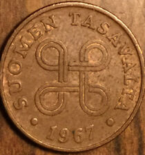 1967 FINLAND 1 PENNI COIN