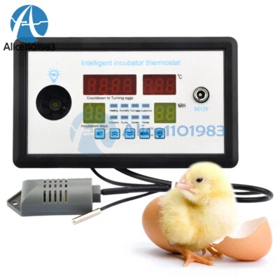 W9002 Multi-function Incubator Automatic Turning Intelligent Hatching Thermostat - Image 1 of 4