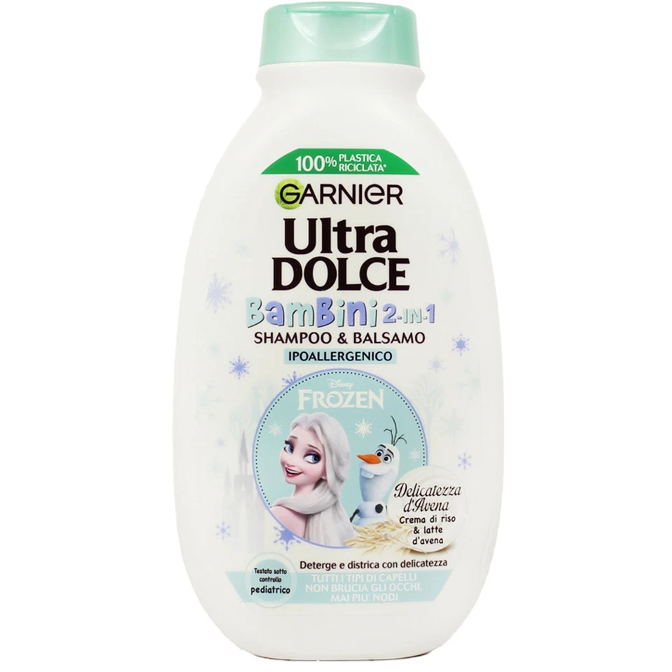 GARNIER ULTRA DOLCE SHAMPOO E BALSAMO PER BAMBINI 2IN1 AVENA - 250ML - Immagine 1 di 1