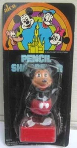 MICKEY MOUSE PENCIL SHARPENER vintage Walt Disney, ALCO, HONG KONG New Old Stock - Picture 1 of 1