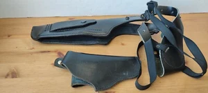 Funda de cuero negra Price Western PWL - tapa abierta S405 6" - Imagen 1 de 16