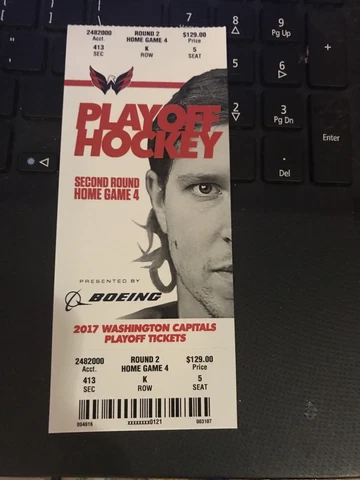 2017 WASHINGTON CAPITALS VS PITTSBURGH PENGUINS PLAYOFF TICKET STUB GAME #7 Cover