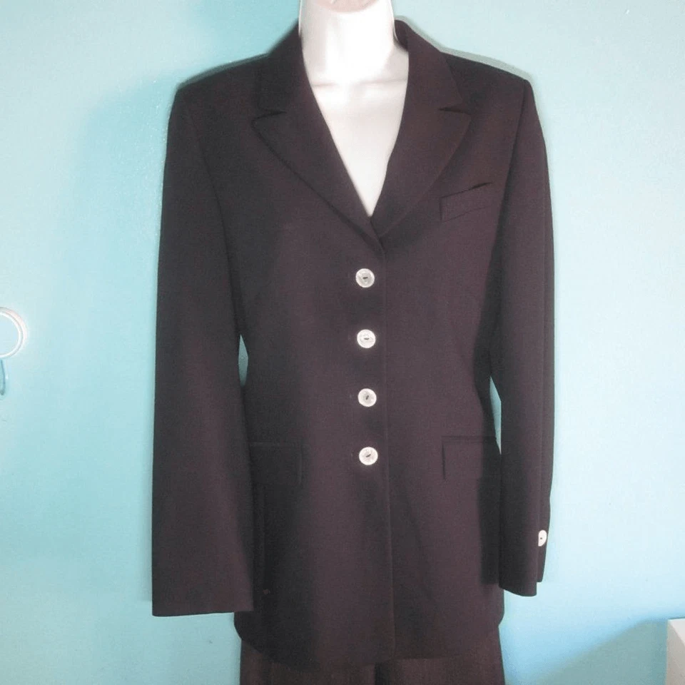 Chaqueta de lana Basler para mujer talla 36/EE. UU. talla 6 forrada formal blazer de negocios Foto 1 de 4