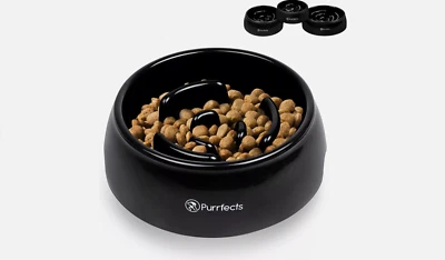 PURRFECT ARCH Dog Bowl Slow Feeder Pet Bowl Anti Slip Puppy Feed Bowl Interactive Feeding Bowl