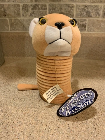 Penn State Nittany Lions NCAA Tan Slinky Mascot (Petscots)- NWT Cover