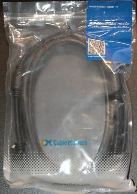 VGA to VGA Monitor Cable 10 ft with Ferrites - Image 1 of 2