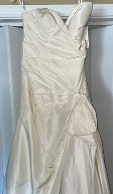 Watters Bride Raquel Estilo Nº 1034B Marfil 100% Seda Talla 10 Foto 1 de 4