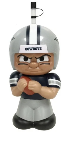 NFL Dallas Cowboys quarterback shaped 16oz water bottle Cover