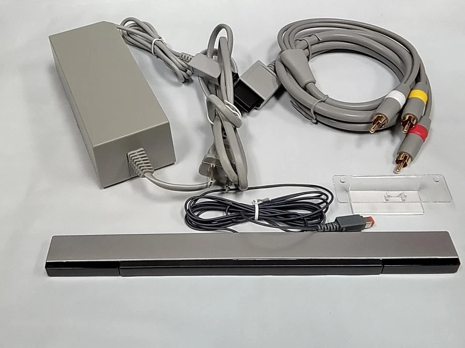 AC Power Adapter + AV Cable + Sensor Bar Set For Nintendo Wii - Image 1 of 1