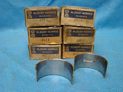 Juego de rodamientos de varilla NASH Rambler 600 STD 172,6 ci Ambassador 40 Series 600 Foto 1 de 2