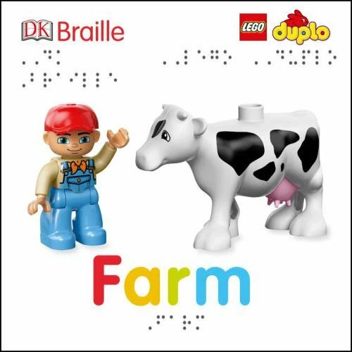DK Braille: LEGO DUPLO: Farm by Emma Grange (2018, Children's Board Books)