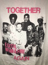 Vtg. Earth, Wind & Fire, Large Concert T-Shirt "Touch The World Tour" 1988