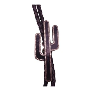 Corbata Bolo Catcus tono plata 38" - Imagen 1 de 3