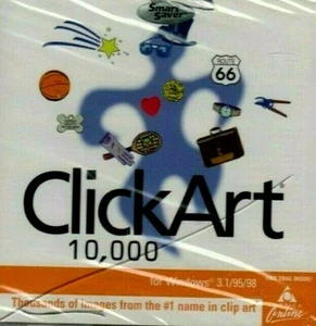 The Learning Company ClickArt 10,000 DISC ONLY #A402 - Picture 1 of 1