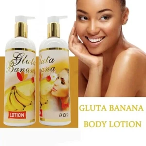 GLUTA BANANA BODY MILK ULTRA WHITENING MOISTURIZER ANTI IMPERFECTION 500ML - Picture 1 of 6