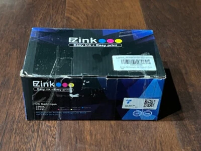EZink 250/251 XL Color/Black 9 Pack Ink Cartridges - Image 1 of 3