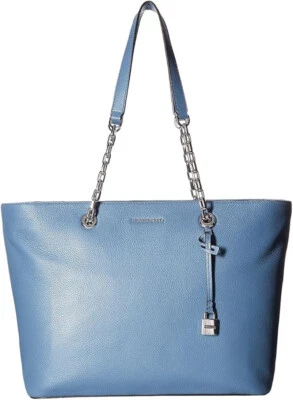 $298 Bolso de Mano Michael Kors Mercer Damas Grande de Cuero - Azul Pálido Foto 1 de 4
