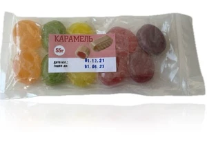 AUTHENTIC ISS COSMONAUT ASTRONAUT SPACE FOOD CANDY CARAMEL VACUUM BAG #2 - Picture 1 of 3