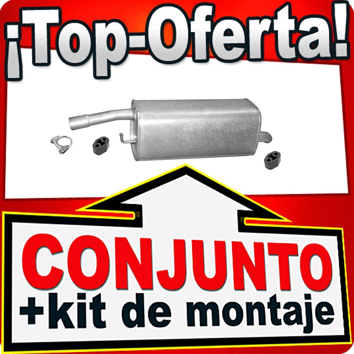 Silenciador Trasero para FORD FIESTA V 1.3i 69HP / FUSION 1.3i 60HP Escape - Imagen 1 de 1