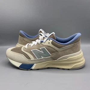 New Balance 997 Entrenadores Driftwood Azul Beige Gamuza Zapatos Informales Reino Unido 8 UE 42 - Imagen 1 de 9