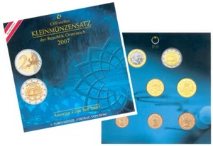 ÖSTERREICH ORIGINAL-KMS 2007 STEMPELGLANZ NOMINALWERT 3,88 EURO - Bild 1 von 1