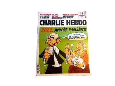 Charlie Hebdo N° 1539 of January 19, 2022 Moliere Year. - Image 1 of 2