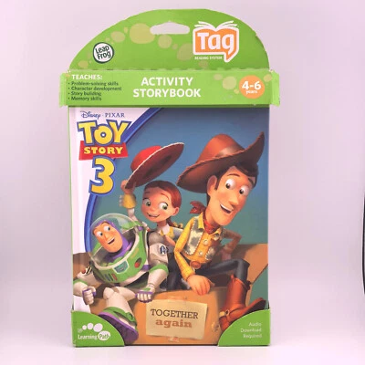 NEW LeapFrog Tag Disney Pixar Toy Story 3 Activity Story Book - Image 1 of 2