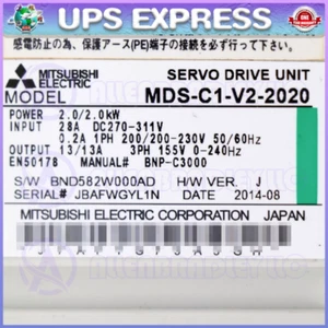 MDS-C1-V2-2020 Mitsubishi servo driver senza tasse MDS-C1-V2-2020 ZGB1 - Foto 1 di 6