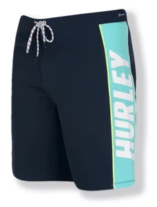 Hurley Phantom Fastlane Board Shorts - NWT Mens 38 Navy / Multi - #44519-C1 - Picture 1 of 2