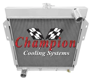 A/C Duty, 1955 1956 1957 Ford Thunderbird 3 Row AR Champion Aluminum Radiator - Picture 1 of 7