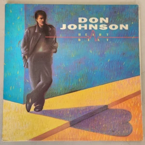 DON JOHNSON - HEARTBEAT - POP ROCK VINYL LP E 40366 Gatefold Ultrasonic Cleaned - Foto 1 di 5