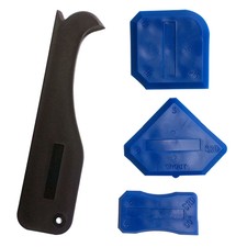 4 Silicone Sealant Spreader Spatula Scraper Cement Corner Caulk Removal Tool Kit
